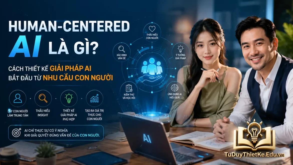 Human-Centered AI là gì Cách thiết kế giải pháp AI bắt đầu từ nhu cầu con người
