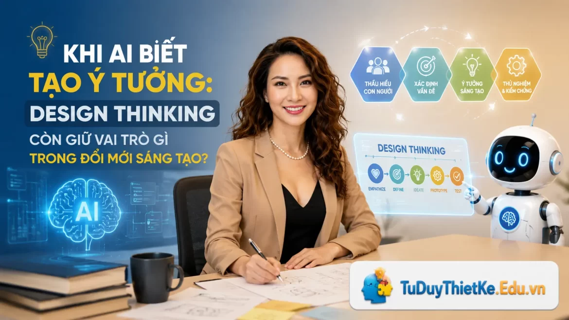 Khi AI biết tạo ý tưởng Design Thinking còn giữ vai trò gì trong đổi mới sáng tạo