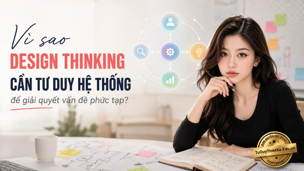 Vì sao Design Thinking cần Tư duy hệ thống để giải quyết vấn đề phức tạp
